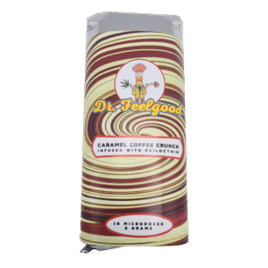 Dr. Feelgood – Caramel Coffee Crunch Chocolate Bar